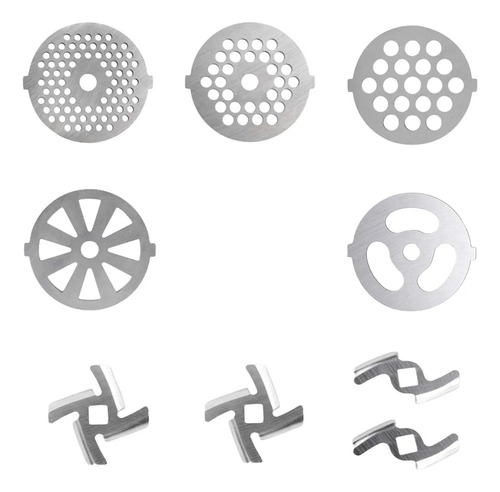 Y 9 Discos De Placa Compatible Con Picadora, Accesorio
