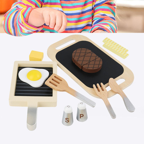 L Juego De Cocina De Juguete De Madera, Accesorios,