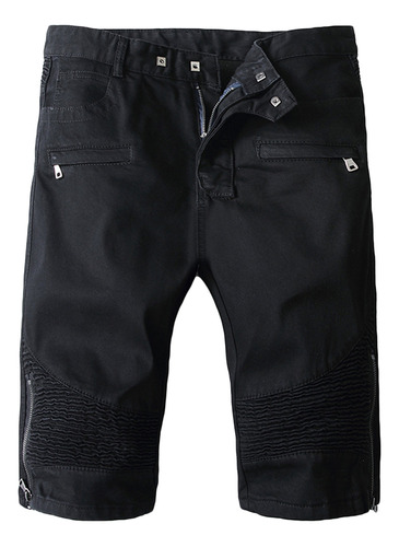 Pantalones Cortos De Verano Q Para Hombre, Microelásticos, C