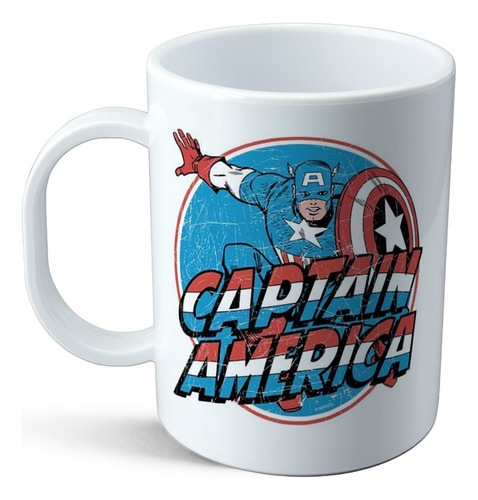 Taza De Plástico - Capitán América (varios Modelos) Capitan America 006 P