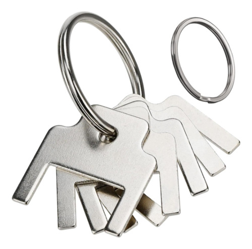 2 X 5pcs Dispenser Keys, Chaves Universais Chaveiros Anéis