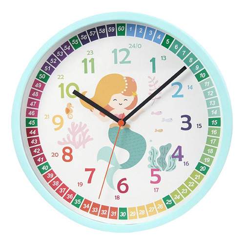 Relojes De Aprendizaje De Dibujos Animados Silencio A Sirena