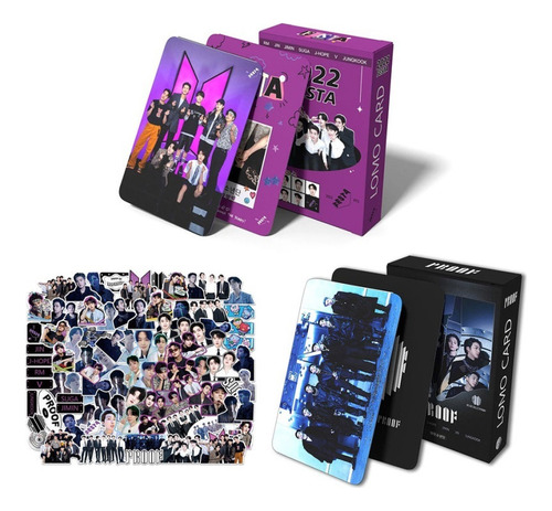 200pcs Bts Photocards Kpop De Proof Y Festa Y Pegatinas