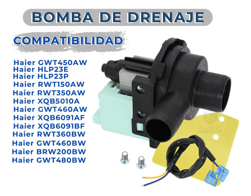 Bomba Desague Lavadora Electrolux / Mabe - Calidad A1