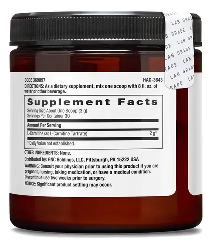 l carnitina sin ejercicio Los Suplementos De L-carnitina Ayudan En El Y La R Sabor L-Carnitina