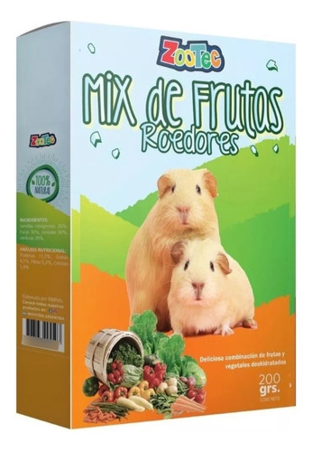 Pellets Y Mix Fruta Cobayos (4 Unidades) - De Remate !!!