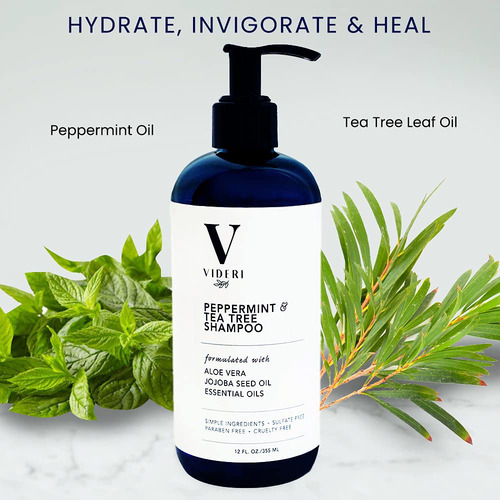 Videri Sulfate Free Shampoo For Keratin Treated Hair Pepperm