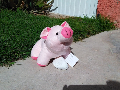 Imagen 2 de 2 de Puerquito De Peluche De 27 Cms Economico