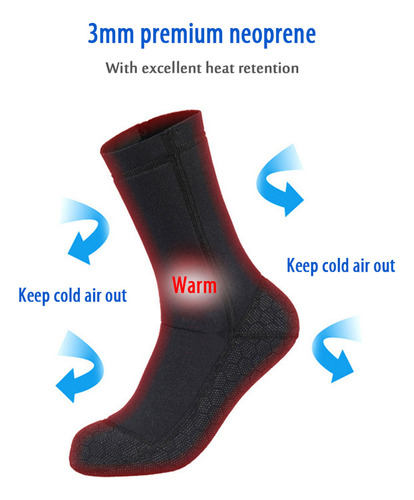 Kkl Traje De Neopreno Water Socks De Neopreno De 3 Mm,
