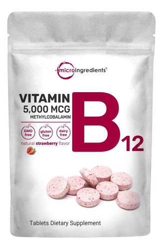 Microingredients B12 500mcg 180 Tabletas