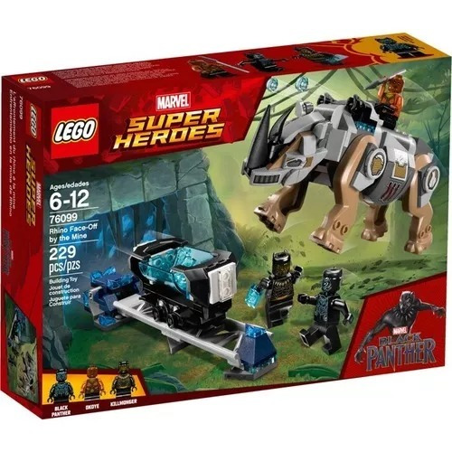 Lego Super Heroes 76099 Duelo Contra Rhino En La Mina