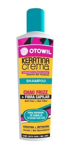 Shampoo Keratina Crema Otowil Tratamiento Intensivo 250gr