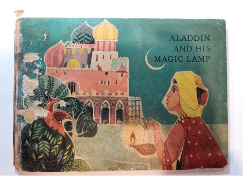Antiguo Libro Aladin Y Su Lampara Mágica Inglés 1960 Ro 906