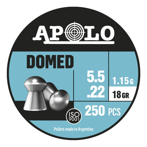 Balines Apolo Domed 5,5 X1000 Aire Comprimido - Apolo Shop