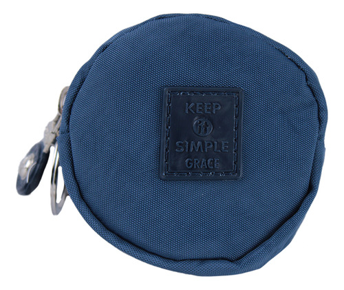 Monedero Para Dama Tipo Kipling Multiusos Jk-023 Azul Marino