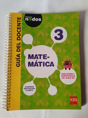 Matemática 3 Proyecto Nodos Guía Del Docente  Sm