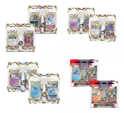 Blister Quadruplo Pokémon Weavile Origem Perdida Tcg