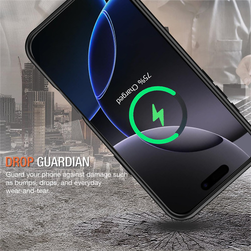 Funda De Batería Yingykj Para iPhone 16 Pro 10000 Mah Negra