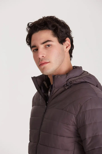 Campera Macowens Inflada Clásica Gris Cod 019201027003