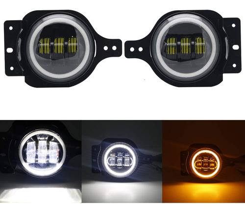 Soyavision Ma 4  Redondo Led Niebla Luz Lampara Halo Drl Jl