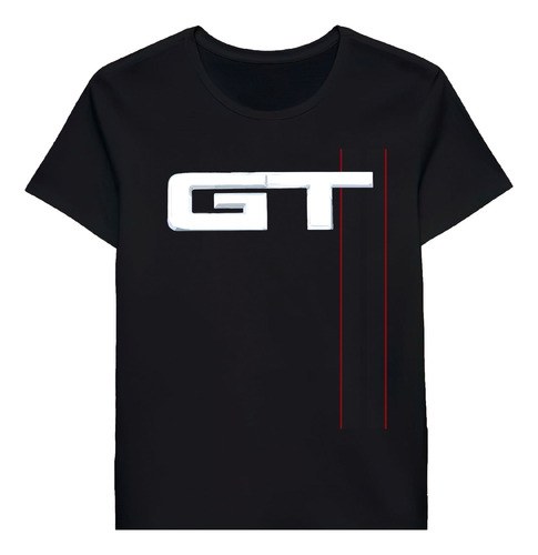 Remera Mustang Gt V8 Grand Touring Racing Stripe De 42681877