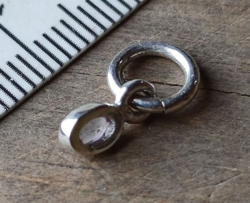 Dije Tanzanita Gota Plata Vision Y Serenidad Art13 Plateado