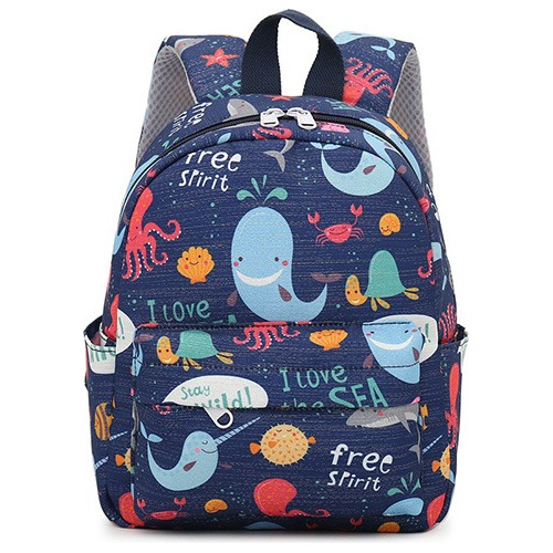 Mochila Infantil Preescolar Lurex Cómoda Suave Liviana