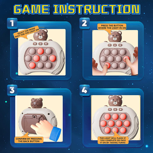 Para A Console De Jogos Quick Push, Jogo Eletrônico Pop It