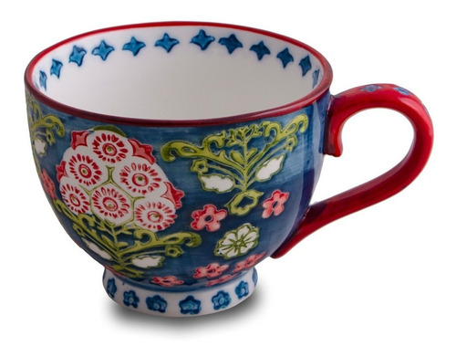 Taza Mug Estampado 24 Porcelana Pintada A Mano