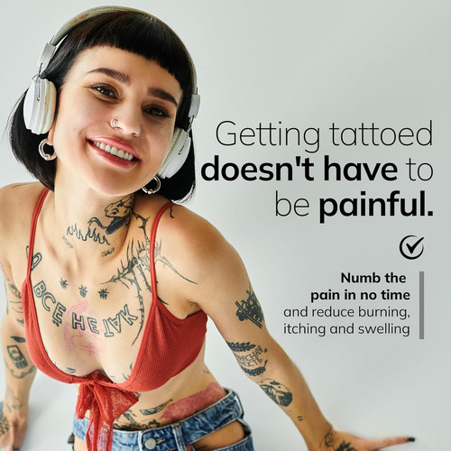 Ink Scribd Crema Anestésica Para Tatuajes Larga Duración 30g