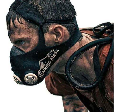 Training Mask 2.0 - Máscara De Entrenamiento Genuina Color Negro Talla L
