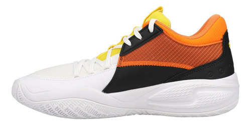 Tenis Baloncesto Para Hombre Negro 9.5 Blanco Puma Zanahoria