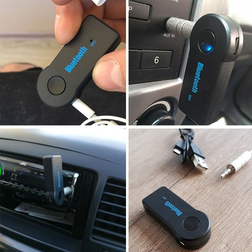 Imagen 6 de 9 de Adaptador De Audio 3.5mm A Bluetooth Autoestéreo Musica Call