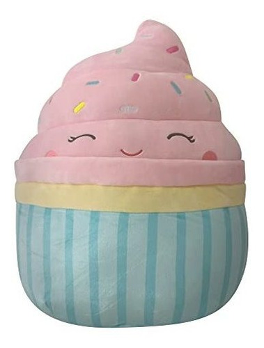 Squishmallows 14-inch Vanilla Cupcake Con Rosa 716yt