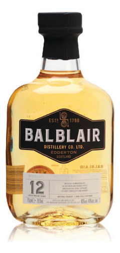 Whisky Balblair 12 Años Highland Single Malt 700ml