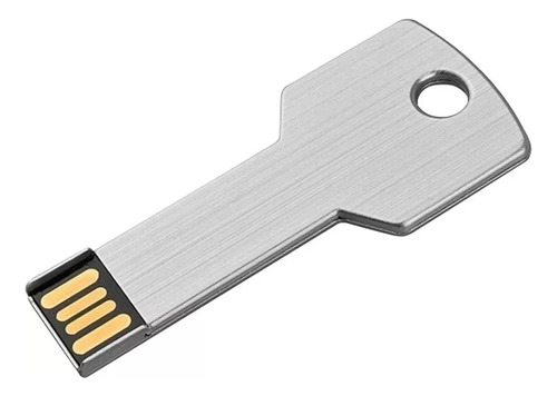 Memoria Usb Forma De Llave Plata 8 Gb