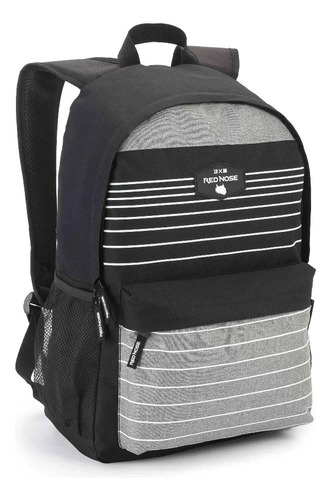 Mochila Red Nose Ref Mj15474 - Seanite Cor Preto-cinza-branco