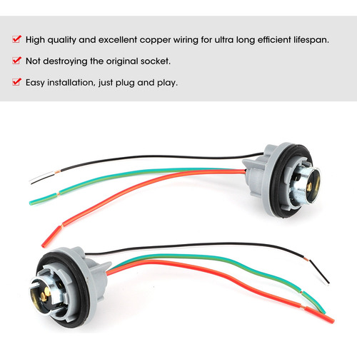 Conector De Enchufe 1157 Bay15d/base Adaptadora Para Soporte