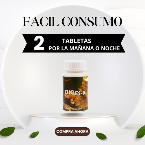 Diges-x Combate La Indigestión Y Atonía Gastrointestinal