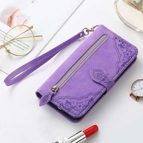 Funda De Piel Tipo Cartera Para Moto G05, G15, G35, G55, G75, G82, G04, G24, G34, G54, G84, G73, G62, Con Ranura Para Tarjetas