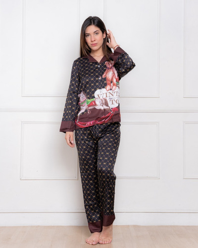 Pijamas Satin Moschino Marcas Exclusivas - Largo