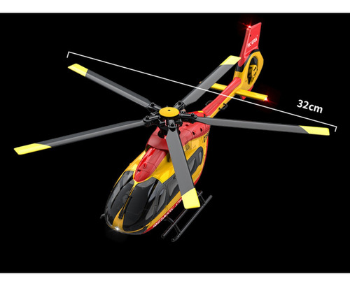 Helicóptero Rc Sin Escobillas C190 H145 Rtf De 6 Canales 1:2