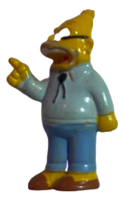Muñeco Abuelo Abraham Simpson Chocolate Jack Felfort Retro (Usado)