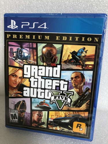 Jogo Gta V Ps4 Gta 5 Mídia Física + Brinde Surpresa