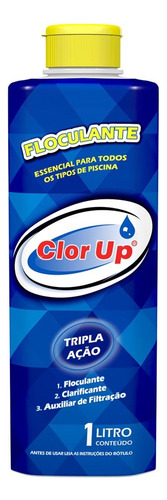 Clarificante Para Piscina Clor Up Floculante De 1lt.