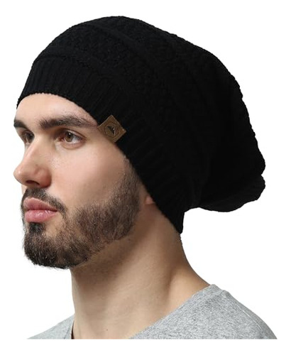 Gorro Holgado De Punto Trenzado De Tough Headwear - Gorros G