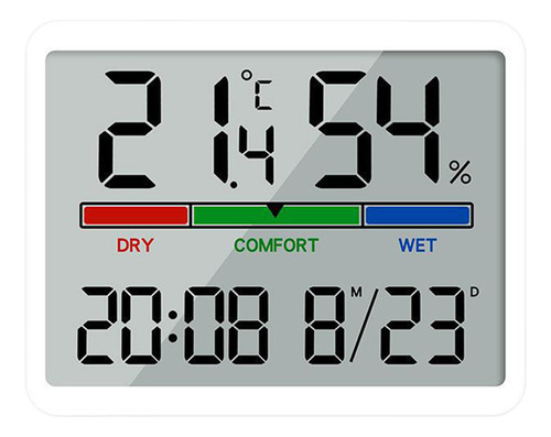 N Reloj Digital, Hora, Fecha, Temperatura Y Humedad Iguales