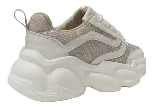 Imagen 3 de 3 de Tenis Para Dama Ref. 21351 Beige