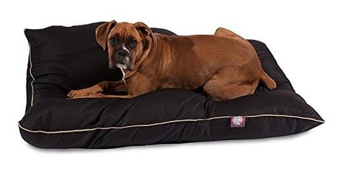 35x46 Super Dog Pet Valor Negro Bed Por Majestic Pet Product