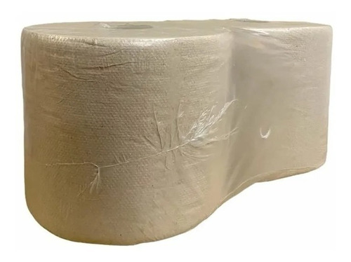 Bobinas Tollas Papel Beige Doble Hoja 25x400 X 8 Unid